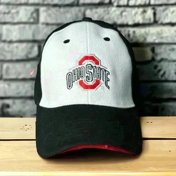 Ohio State Buckeyes DB Vintage New With Tags Velcro-Back NCAA College Hat Cap. - Picture 1 of 5